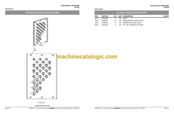 Atlas Copco CM765 Crawler Drills Parts Catalog - Image 4