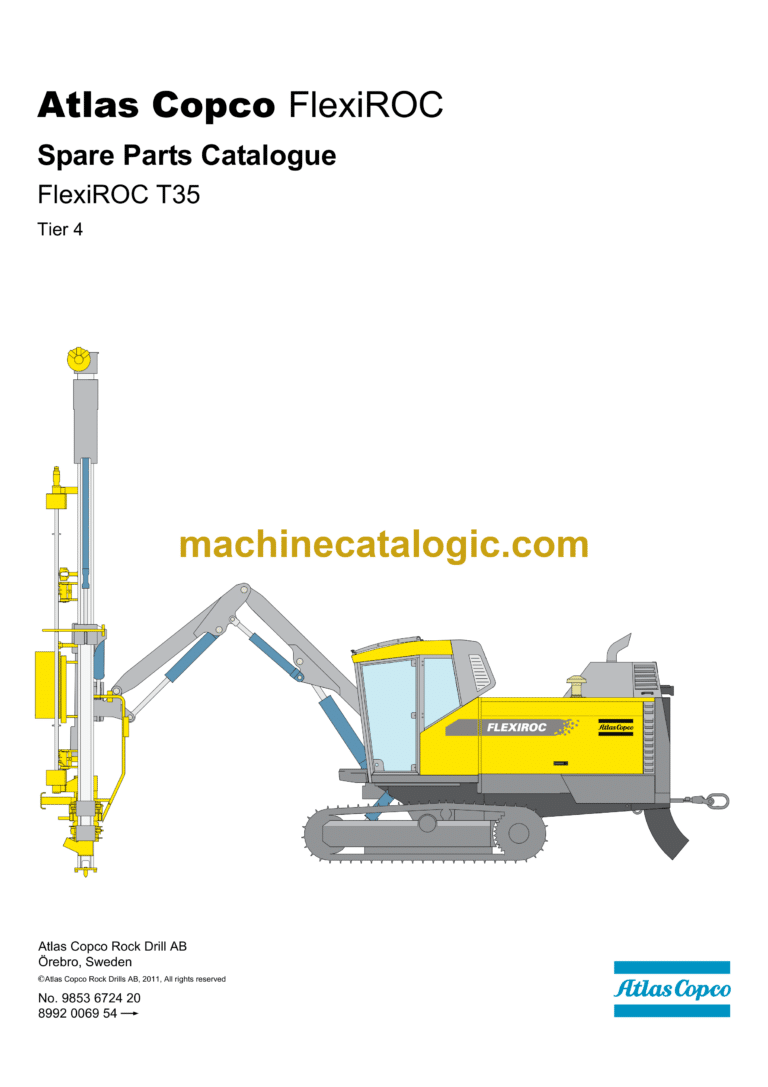 Atlas Copco FlexiROC T35 Tier 4 Parts Catalog
