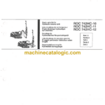 Atlas Copco ROC 742-10, ROC 742-11, ROC 742-12 Hydraulic Crawler Drill Parts Catalog
