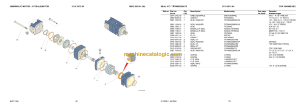 Atlas Copco COP 1840 Version E Hydraulic Rock Drill Parts Catalog - Image 3