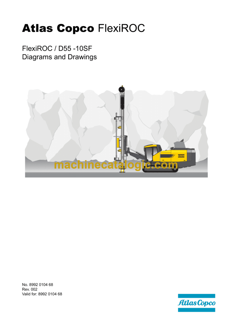 Atlas Copco FlexiROC D55-10SF Tier 4 Final Diagrams and Drawings Manual