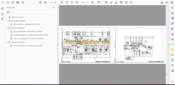 Atlas Copco FlexiROC D55-10SF Tier 4 Final Diagrams and Drawings Manual - Image 2