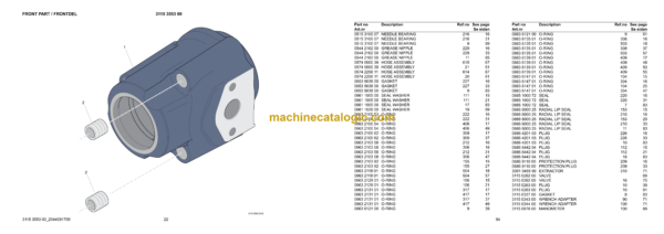 Atlas Copco COP 5060CR, COP 5060CRL Hydraulic Rock Drill Parts Catalog - Image 3