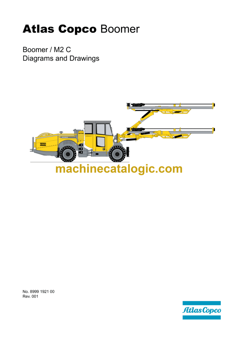 Atlas Copco Boomer M2C Diagrams and Drawings Manual