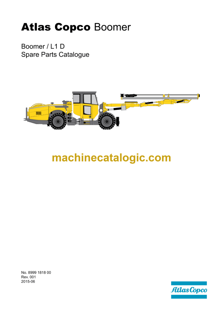 Atlas Copco Boomer L1 D Parts Catalog