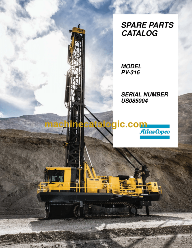 Atlas Copco PV316 Pit Viper Parts Catalog