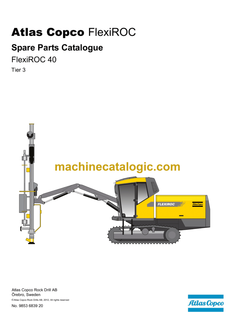 Atlas Copco FlexiROC 40 Tier 3 Parts Catalog