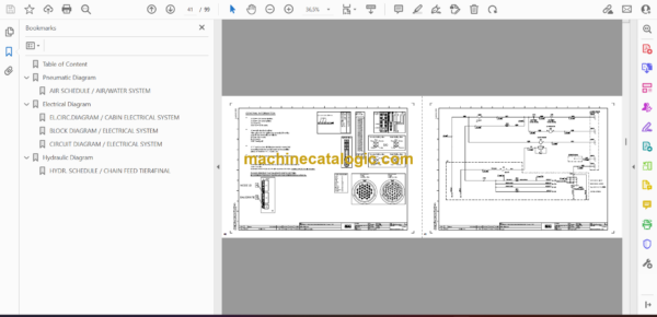 Atlas Copco FlexiROC D50-10SF Tier 4 Final Diagrams and Drawings Manual - Image 2
