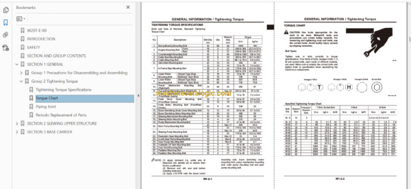 Hitachi Sumitomo SCX800HD-2 Technical Operation and Workshop Manual - Image 4