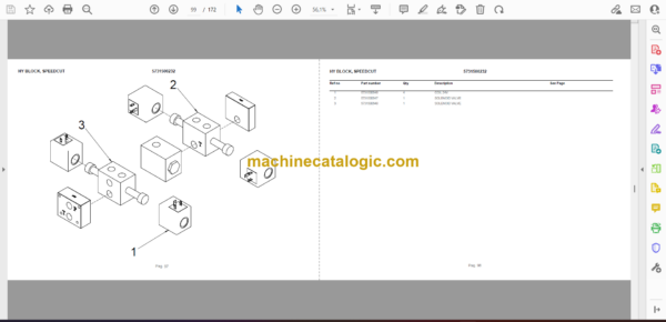 Atlas Copco Speedcut 75, 100 HP Parts Catalog - Image 2