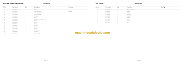 Atlas Copco Speedcut 75, 100 HP Parts Catalog - Image 3