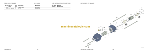 Atlas Copco COP 1840+ Version F Hydraulic Rock Drill Parts Catalog - Image 3