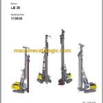 Liebherr LB36 Drilling Rig Betriebsanleitung (DE-115856)
