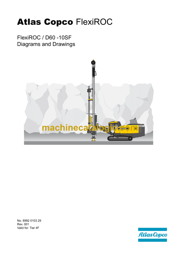 Atlas Copco FlexiROC D60-10SF Diagrams and Drawings Manual