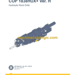 Epiroc COP 1838HUX+ Version H Hydraulic Rock Drills Parts Catalog
