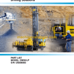 Atlas Copco DM30LP Rotary Blast Hole Rigs Parts Catalog