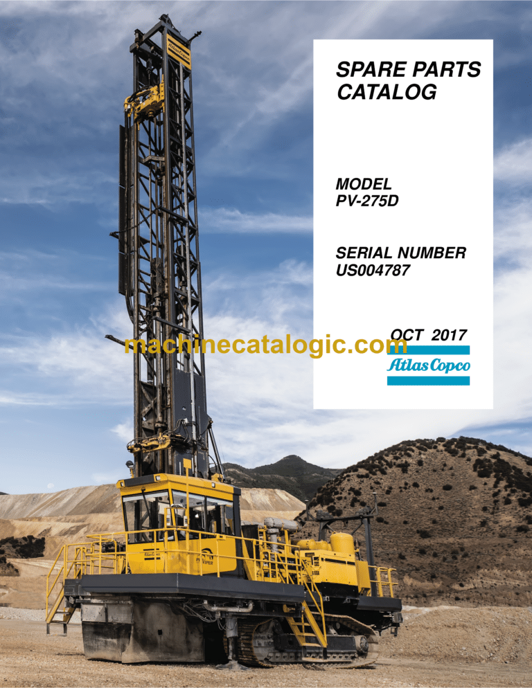 Atlas Copco PV275D Pit Viper Parts Catalog