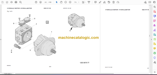 Atlas Copco ROC D7-10 Drilling Rig Parts Catalog - Image 2