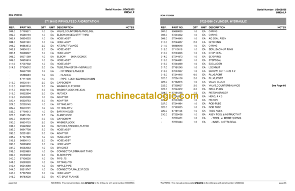 Atlas Copco DM30LP Rotary Blast Hole Rigs Parts Catalog - Image 3