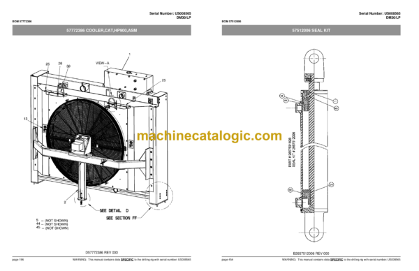 Atlas Copco DM30LP Rotary Blast Hole Rigs Parts Catalog - Image 4