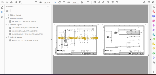 Atlas Copco FlexiROC D65-10SF Tier 4 Final Diagrams and Drawings Manual - Image 2