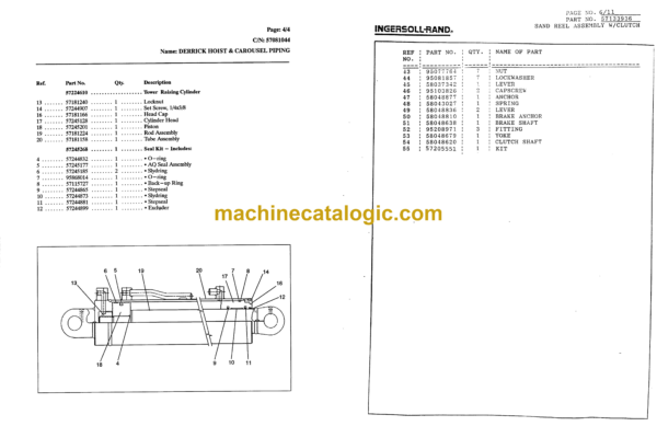 Atlas Copco TH55 Water Well Drills Parts Catalog - Image 3