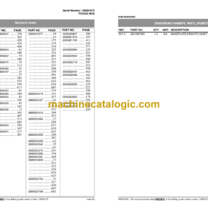 Atlas Copco PV235D RCS Pit Viper Parts Catalog