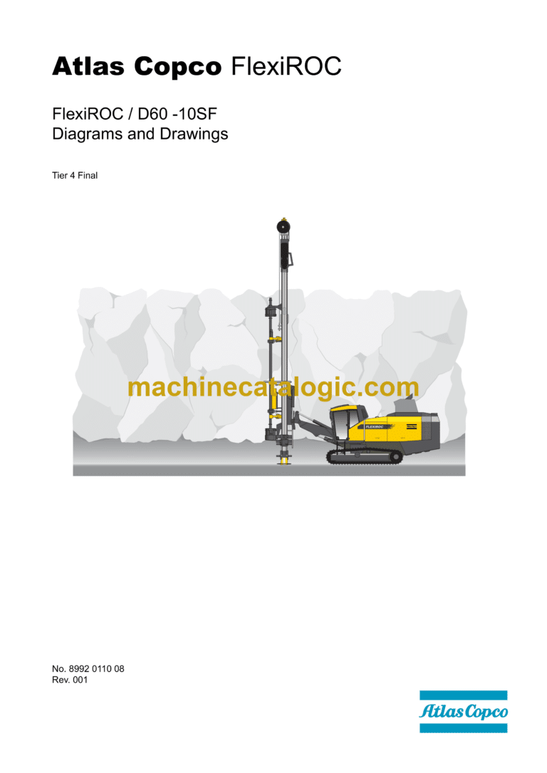 Atlas Copco FlexiROC D60-10SF Tier 4 Final Diagrams and Drawings Manual