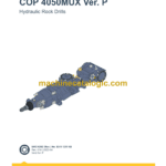 Epiroc COP 4050MUX Version P Hydraulic Rock Drills Parts Catalog