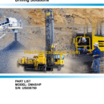 Atlas Copco DM45HP Rotary Blast Hole Rigs Parts Catalog