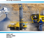 Atlas Copco DM25 Rotary Blast Hole Rigs Parts Catalog