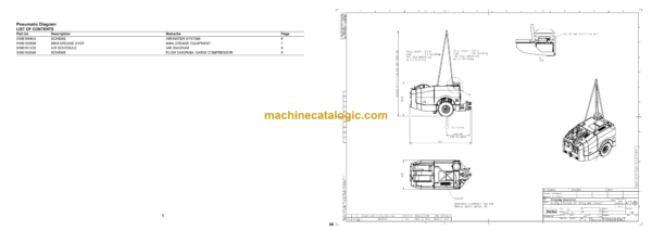 Atlas Copco Boomer T1D Diagrams and Drawings Manual - Image 4