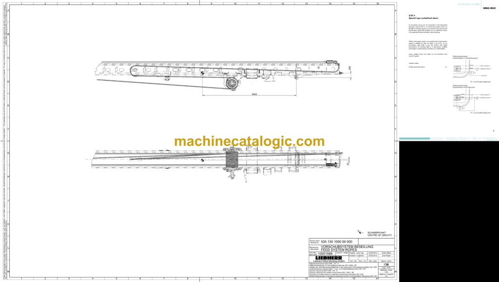 Key Lb36 Liebherr LB36 Drilling Rig Technical Information (115856)