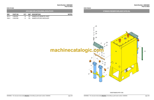 Atlas Copco PV271D RCS Pit Viper Parts Catalog - Image 4
