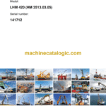 Liebherr LHM 420 Mobile Harbour Crane Technical Information (SN141712)