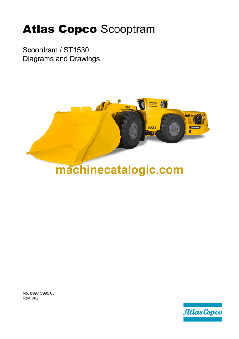 Atlas Copco Scooptram ST1530 Diagrams and Drawings Manual