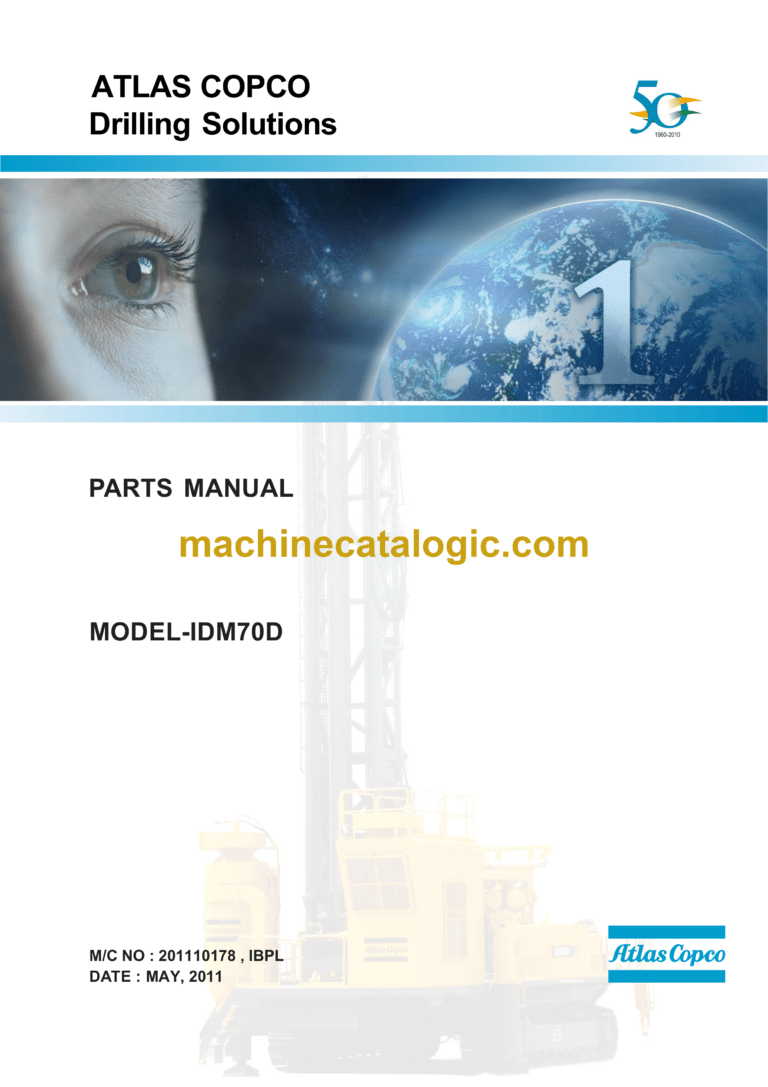 Atlas Copco IDM70D Drill Rig Parts Catalog