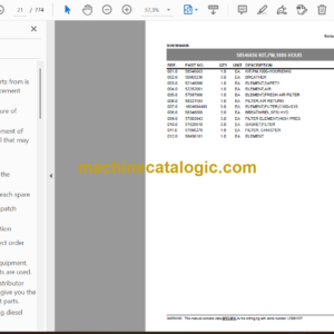 Atlas Copco PV235E RCS Pit Viper Parts Catalog