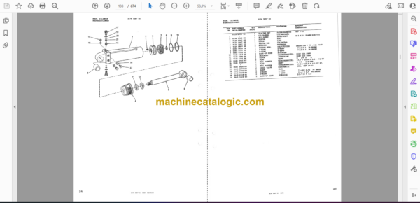 Atlas Copco ROC 642HP Drilling Rig Parts Catalog - Image 2