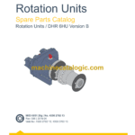 Epiroc DHR 6HU Version B Rotation Units Parts Catalog