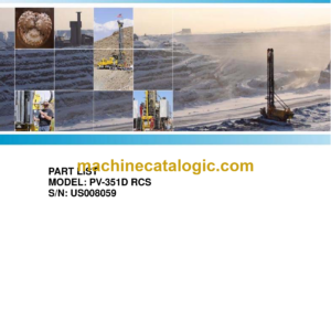 Atlas Copco PV351D RCS Pit Viper Parts Catalog