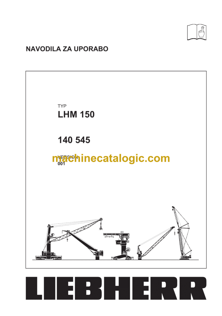 Liebherr LHM 150 Mobile Harbour Crane Navodila Za Uporabo (SL)