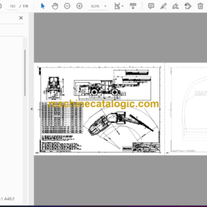 Atlas Copco Boomer E1C Diagrams and Drawings Manual
