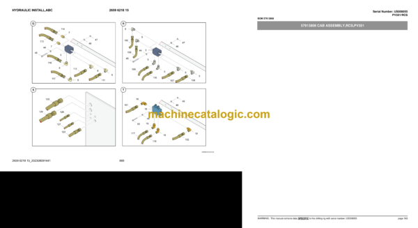 Atlas Copco PV351 RCS Pit Viper Parts Catalog - Image 3