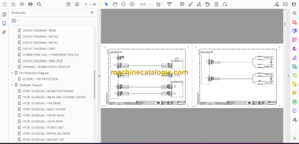 Atlas Copco Boomer XE3 C Diagrams and Drawings Manual - Image 4