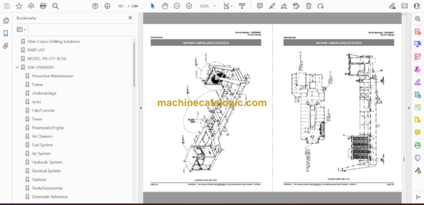 Atlas Copco PV271 RCS4 Pit Viper Parts Catalog - Image 2