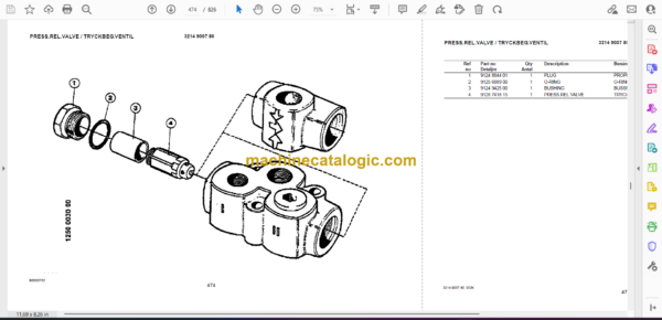 Atlas Copco ROC D7C-11 Drilling Rig Parts Catalog - Image 2