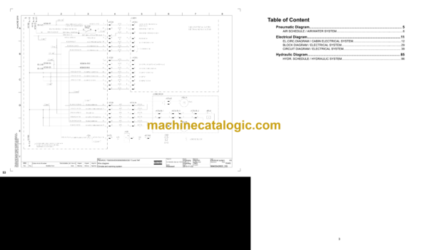 Atlas Copco FlexiROC D65-10LF Tier 3 Diagrams and Drawings Manual - Image 2