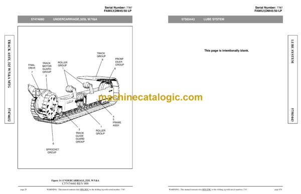 Atlas Copco DM45LP, DM50LP Rotary Blast Hole Rigs Parts Catalog - Image 3