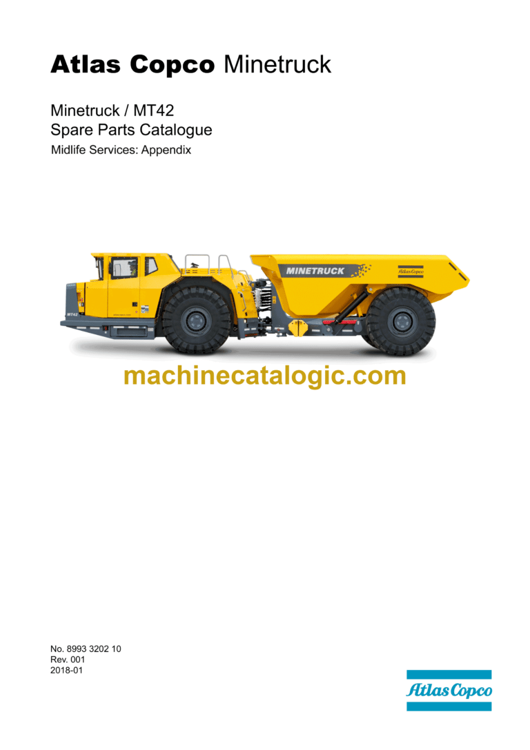 Atlas Copco MT42 Minetruck Parts Catalog